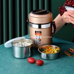 Amazon wholsale 1.6L insulated warmer cooler lunch box bpa free double wall