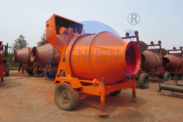 Low Noise Small Electric Cement Mixer, 380V Portable JZC300 Concrete Mixer Machine