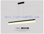 LED Hanging Lamp Dining Room Acrylic Constant Current Design 30w Black