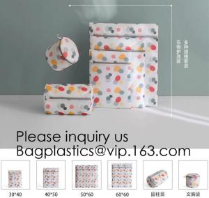 China Travel Lingerie Wash Laundry Mesh Bags In Bulk,Mesh Drawstring Laundry Bag,Jumbo Foldable Zipper Mesh Wash Laundry Bag on sale
