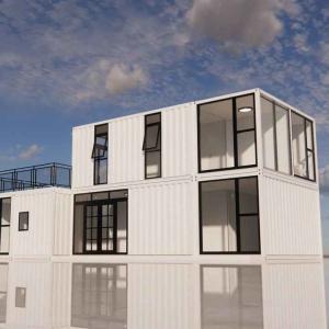 Wholesale Double Story Modular House For Office And Prefabricated House For Rent from china suppliers