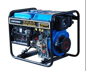 China Air-Cooled Engines Open Frame 3kw Diesel Generator With 12.5L Fuel Tank on sale