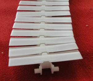 Wholesale Flexible conveyor plain chains flat top chain XL175mm acetal slat top chain color white from china suppliers
