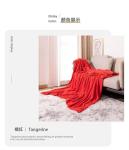 Office Nap Flannel Coral Fleece Throw Warming Blanket for Winter Customized