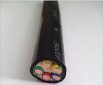 Flexible Drum reeling cable for flexible installation with black jacket