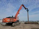 YAKAI Sheet Pile Hammer NM400 Excavator Sheet Pile Driver For Steel Plate