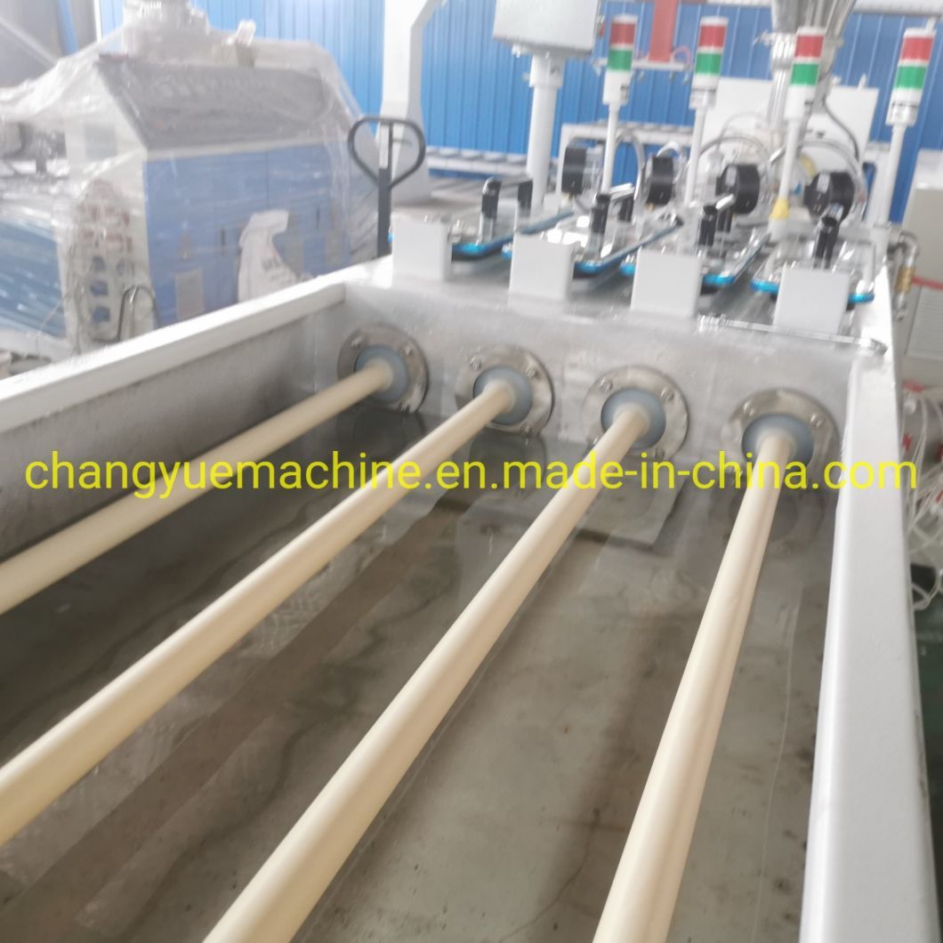 4 Outlet / 4 Cavity PVC CPVC /PE Electricity Conduit Pipe Extrusion Making Machine / PVC Dual Pipe Production Line