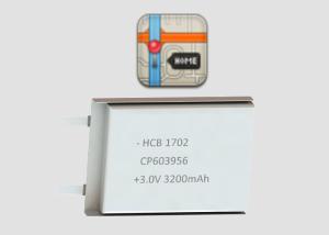 Wholesale CP603956 Non Rechargeable 3200mAh 3V Lithium Pouch Cell from china suppliers
