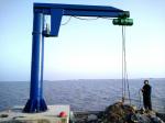 5 Tons Lift Tool 360 Degrees Electric Rotation Boom Jib Crane Used In Workshop