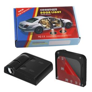 Wholesale LED 3D 6.3cm Door Projector Lights , 5w Wireless LED Car Door Projectors from china suppliers