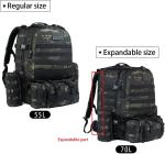 Military Backpack, Tactical, Large Molle Assault Pack Military Tactical Army