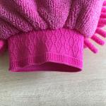 House keeping washing absorb mitt 100% polyester microfiber mitt gloves