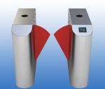 Wide Lane Entrance Flap Barrier Gate RS485 Communication 2 Door Access