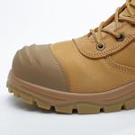 Mid Cut Construction Safety Shoes Genuine Leather Expensive Safety Shoes For