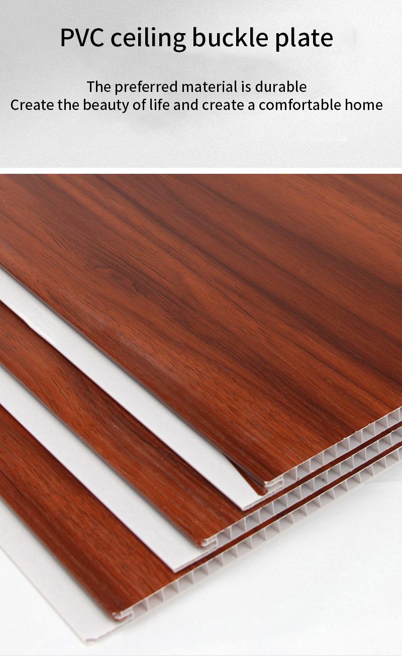 PVC 30cm Wide Suspended Ceiling Long Plastic Buckle Plate