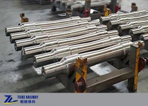 Wholesale 762mm Gauge Railroad Wagon Wheel Axles Forged AAR M 101 Axle Assembly from china suppliers