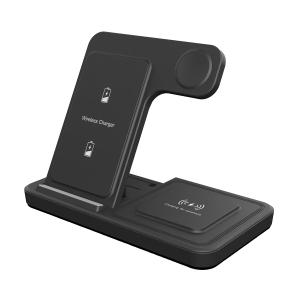 Wholesale New arrival T288 Wireless Charger Support Magnetic phone/earphone/watch with 15W/10W/5W 3 In 1 Folding Fast Charger from china suppliers