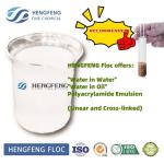 Water Purification Flocculant Emulsion Polyacrylamide CAS 9003 05 8