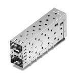 LP21AC01301 SFP 2x1 Cage Connector With Outer LightPipe