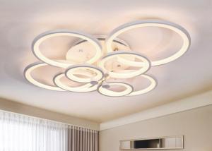 China Multi Heads Lighting Area 15m2 LED AC85V Circle White Indoor Hanging Light on sale