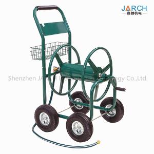 Wholesale 4 Wheel Steel Garden Hose Reel Cart 350 Feet Weather Resistant With Non - Slip Handle from china suppliers