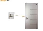 Single Swing Curved Hinged Plywood Plain Wooden Door