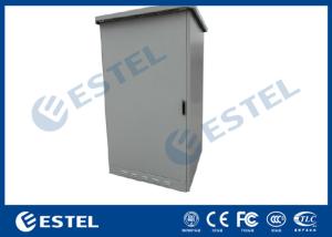Wholesale Fans Cooilng Outdoor Telecom Cabinet Galvanized Steel Single Wall With Front Access from china suppliers
