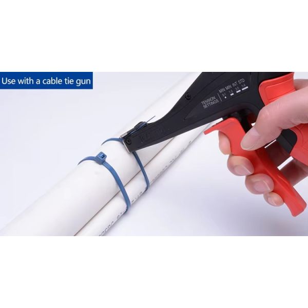 Plastic Magnetic Cable Wire Ties Nylon Food Zip Tie Metal Detectable Cable Tie