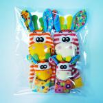 Polyester Children'S Cotton Socks Wrist Chew Toy Soft Rattle Childrens Fluffy