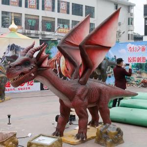 Wholesale Theme Park Realistic Animatronic Dragons With Movement / Sound Customization from china suppliers