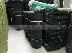 Durable Black PVC Coated Mesh , Aquaculture Netting For Oyster Feeding Coated