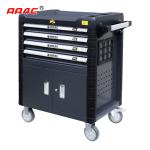 198pcs Mobile Tool Cabinet 4 Drawer Tool Cabinet Steel Rolling
