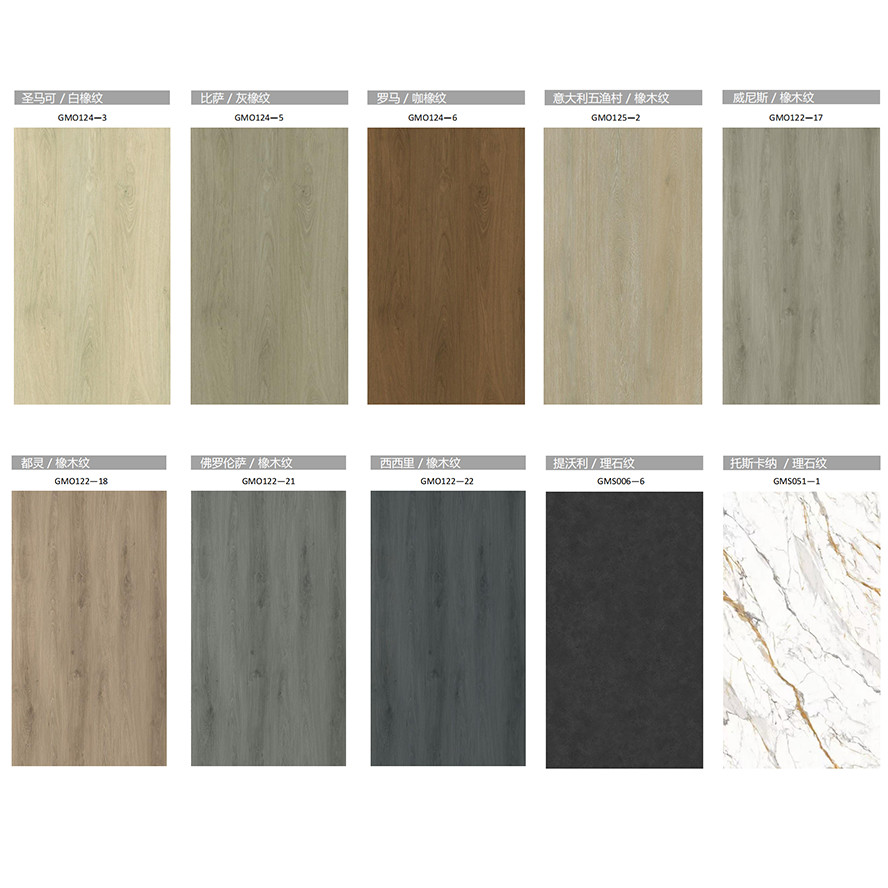 Green Wood Hardwood LVT Flooring Board Indoor Hollow ABA Rigid SPC Flooring