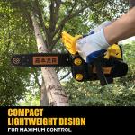 2500 0.9KW Gasoline Chainsaw 25.4cc Small Petrol Tree Cutting Machine