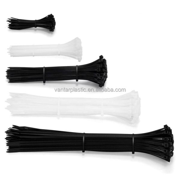 100pcs /bag PA66 Zip Wraps 4.8*400mm Cable Ties