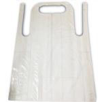White / Blue Disposable Aprons On A Roll Non Toxic Without Sleeves