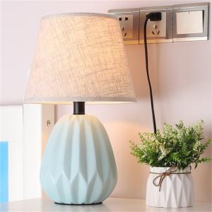 Wholesale Ceramic Table Lamps Pineapple Desk Luxury Modern Contemporary pineapple table lamp(WH-MTB-68) from china suppliers