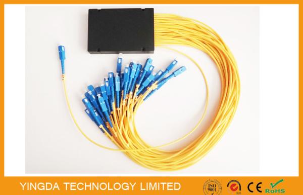 1:16 Fiber Optic Plc Splitter Box, Optical Fiber Splitter Module g657a2 Corning