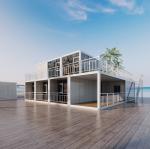 20ft 40ft Prefab Shipping Container House Luxury Prefabricated Modular Homes