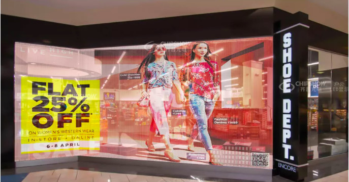 Led Screen Display Transparent Video Wall Indoor P10 Full Color
