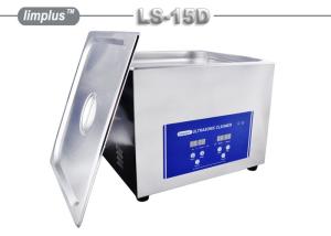 China 15 Liter Digital Display Table Top Ultrasonic Cleaner With Draninage , LS -15D on sale