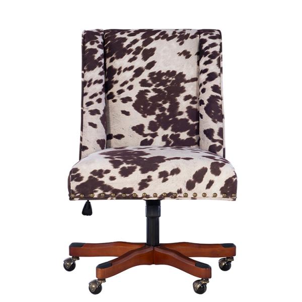 Velvet Ergonomic Folding Office Chair Adjustable Backrest Salon Hairdressing