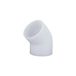 PVDF Pipe Fitting Abrasive Resistance Plastic Pipe Bend 45 Degree Elbow