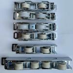 Aluminium Alloy Sliding Door V Groove Bearing with Modern Design UPVC Window