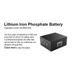 Anode Lithium Iron Phosphate Battery Pack 75Ah 48V 32650 LiFePO4 Battery Pack