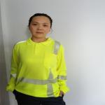 7oz Yellow Hi Vis Workwear FR Knitted HRC2 Safety Shirt
