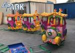 Funny Kiddie Ride Amusement Game Machines Fiberglass 14 Seats Electrical Track