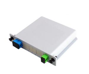 Wholesale FTTX FTTH Fiber Optic PLC Splitter 1X2 Cassette , LGX Optical Cable Splitter from china suppliers