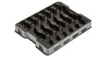 ESD Black Plastic Blister Tray Packing For PCB
