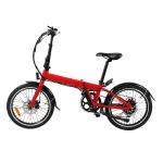 20 Inch Snow Fat Tire Electric Bike with LCD Display and 12.8Ah Battery Capacity